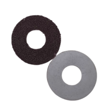 접착식 엽전사포 30mm (금형그라인더용), 80방(10장), 10개