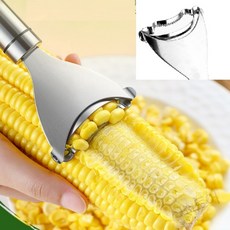 J스토어 옥수수 알 까기 분리 칼 옥수수칼 콘필러 커터기, 상세페이지참조, 1세트