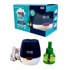 해피홈 모기 훈증기 액체형 45일용 해충 퇴 치기 방충 제 증기 발생 기 포충 액체