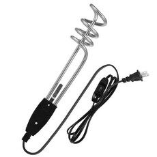 10인치 1000W-110V 온수기 휴대용 온오프 스위치 전기 침지 요소 보일러 여행용 온수기 5갤런 버킷 데 아이서 잠수 코일 헤비 듀티 디자인, 10인치 1000W-110V 온수기 휴대용 온오프 스위