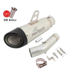 렉스모토 오토바이 배기 시스템용 슬립온 미드 링크 파이프 연결 머플러 모토, 13. Type N, 기본