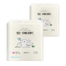 춤추는고래 입는 오버나이트 팬티형 Free 총 14개입, 오버나이트 이상, 7개입, 2개