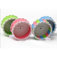 【三隻小豬寵物用品】花樣向日葵靜音滾輪 倉鼠滾輪 - 15cm-19cm-23cm, 1個, 直徑15公分粉色