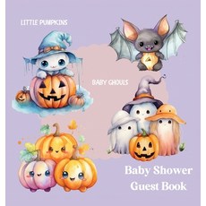 (영문도서) Halloween Baby Shower Guest Book Hardcover, Lulu and Bell, English, 9781839903175