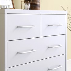 캐비닛 철제수납장 3단서랍장 MK24072, 화이트