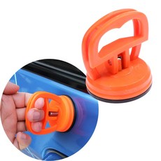 유리 흡착기 고무 압착기 자동차 덴트 복원 타일 대리석 운반 흡착판 소형, 자동차덴트흡입컵 블랙, 1개