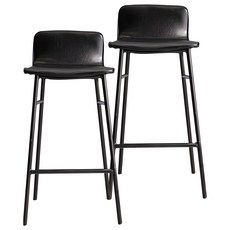 베스트리빙 바닐라 홈바의자 세트, 블랙, 2개