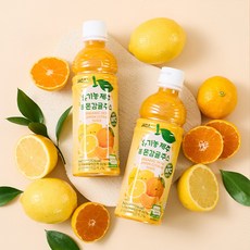 제철진미 자연그대로 유기농 제주 레몬 감귤쥬스 340ml 3개 NFC 착즙쥬스