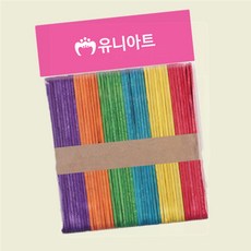 하드바 혼합색 소 아이스크림막대 공예 쏙템, 1개