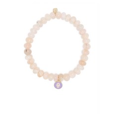 시드니에반 14K 옐로 골드 모가나이트 다이아몬드 브레이슬릿