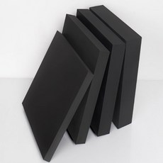 산업용 고무판 고무판 진동방지패드 방진패드 검정 고무판 패드, 검은색, 2개