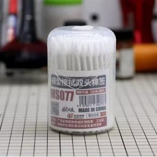 (MS077) 모식완조 모델링 모형용 면봉 삼각 둥근 타입 100개