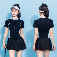 女士泳衣兩件套 泳衣+泳帽
