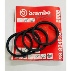 BREMBO 原廠油封土封 大螃蟹34mm卡鉗修理包 維修包 油土封, 1個, 方案(二)土/油封x2+裝配油x1
