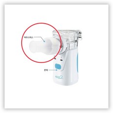 네블라이저 네뷸라이저 NEBULIZER 흡입기 - 메쉬넵2 마우스피스 ( HL100A ), 1개