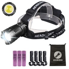 라이트헌터 헤드랜턴 XHP360 충전식 LED랜턴 C타입충전 등산 낚시 해루질 작업용, 1개