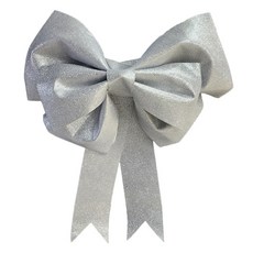 탐나마켓 초대형 리본 무타공 고리 포함 DIY키트, 1개, 글리터 실버