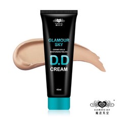 魔法天空保濕光感DD霜45ml 陶瓷娃娃系列 持久遮瑕保濕隔離潤色, 1個, 自然膚色
