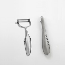 [정품] 글로벌나이프 GS-76 세로형 5cm / GS-68 Y자형 만능 필러 채칼 5cm 평생 AS, GS-76 세로형(I자형) 필러, 1개, 실버