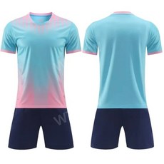 족구 의류 남자 축구 배구 유니폼 반바지 반티 운동복 훈련 저지 성인 세트, 2XL, 레이크 블루