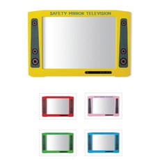 어린이집 안전거울 텔레비전 아크릴 티비 교구 3세 유치원 안깨지는 2세, 노랑, 1개