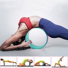 고강도 소재 미끄럼 방지 필라테스 요가 스트레칭휠, 핑크퍼플, 본상품선택