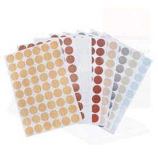 벽면 가구 보수 스티커 흠집보완 기스제거 못자국 수리 셀프시공, 1개, 1-못스티커-화이트