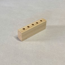 통원목 펜꽂이 5구 데스크정리, 1개