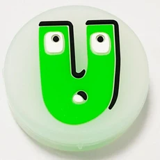 쿠쿠스토어 2 영어 글자 테니스 충격 방지 흡수기 실리콘 라켓 패드 진동 액세서리, 17 style U