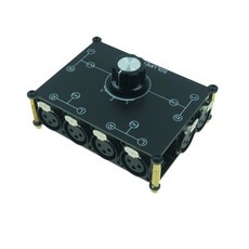 SOLUPEAK X31 신호 소스 선택기 3(1)-in-1(3)-Out XLR 밸런스 스테레오 오디오 스위치 스위처 패시브 분배, 한개옵션0, 1개