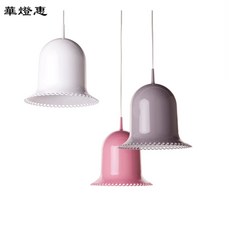 華燈惠 北歐風鈴鐺造型吊燈, 白色