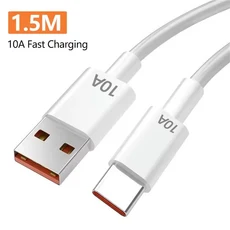 호환5포트 GaN USB C 충전기 240W PD 고속 어댑터 (아이폰 17 16 15 Pro 샤오미 노트북 데스크탑, 09 1.5M 10A Cable