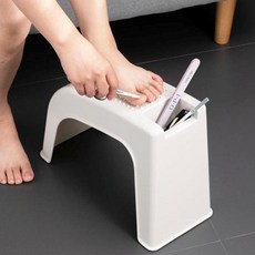 관리 발톤정리 셀프 페디큐어 발 발관리 받침대, 옐로우