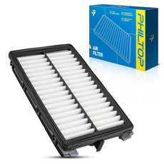 PHILTOP 엔진 에어 필터 CA10159 교체용 토요타 프리우스 2004 2005 2006 2007 2008 2009 L4 1.5L 리지드 패널, CA12816