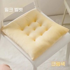 해피유통 겨울용 귀여운 곰 디자인 두꺼운 따뜻한 플러시 의자 방석, 40*40CM(4개만 설치됨), 4