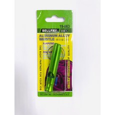 舍樂力 鋁合金口哨 S19-863, 1個, 綠色