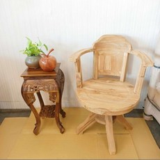 木雕寶瓶晶洞架 角落藝品擺飾櫃 居家風水招財擺設, 30-29-45,柚木, 1個