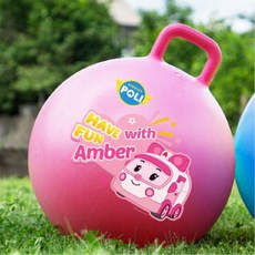 토들러 타고노는 엠버 손잡이 풍선공 손자선물 목말, 1개