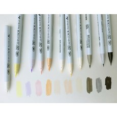 동아측기 [지그] 리얼 브러쉬 낱색, 037 Cornflour Blue