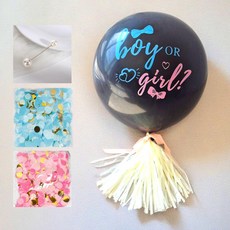 젠더리빌 풍선 세트 파티 성별공개 베이비샤워 아기, 1개, 올인원세트