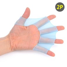 오리손 손가락 물갈퀴 지느러미 수영 장갑 실내수영장, M