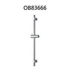 鍍鉻滑動式可調高度淋浴桿，簡約時尚浴室配件，輕鬆安裝, 銀