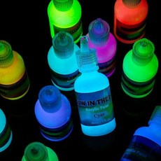 夜光丙烯顏料 30ml, 一個隨機色30ml單隻運費貴