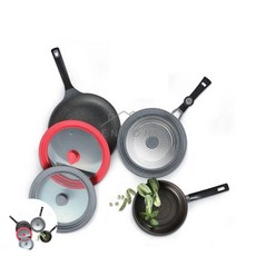 삼렌콩 실리콘 멀티뚜껑 레드 26cm~30cm 냄비유리뚜껑 멀티덮개 후라이팬덮개