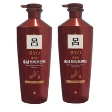 려 홍진단 홍삼 모발영양 트리트먼트 820ml 2개 유통기한26년7월13일