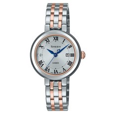 CASIO 卡西歐 SHEEN 藍寶石太陽能女士金屬腕錶 SHS-4530SPGJ-7AJF