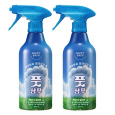 해피바스 필쏘굿 풋샴푸 본품 500ml, 2개
