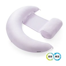 六甲村 Mammy Village 全方位孕婦哺乳枕 瞬涼柔膚 金寶貝 月亮枕 孕婦枕 哺乳枕, 薰衣紫