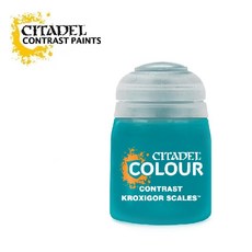 【Citadel】對比漆 Kroxigor Scales (18ml) 模型專用漆 快速上色 突顯細節, 1個