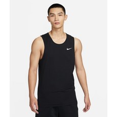 나이키 nike 드라이 핏 하이버스 민소매 피트니스 탱크 M 블랙 화이트 DV9842-010